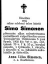 Record image of Simo Yrjönpoika Simonen
