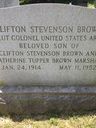 Record image of Lt.Colonel Clifton Stevenson Brown,