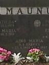 Record image of Ellen Laina Maunu (born Niemelä (Trast) Niemelä)