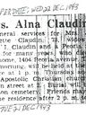 Record image of Anna Jeanett Claudin (geb. Kremer)