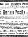 Record image of Johanna Henriette Paschka (geb. Seidl)