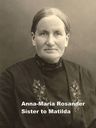 Record image of Anna Maria Jonsson (o.s. Rosander)