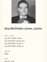 Record image of Guy McClellan Jones,