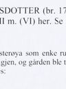 Record image of Maren Hansson (born Jansdatter)