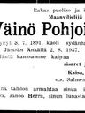 Record image of Väinö Kallenpoika Pohjoisvirta (Nordström vuoteen 1905)