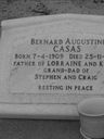 Record image of Bernard Augustus Casas