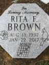 Record image of Rita F. Brown (born Magee)