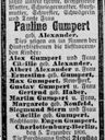 Record image of Pauline (Pesse) Gumpert (born Alexander)