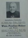 Record image of Maria Paulina Neher (geb. Meyer)