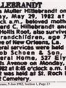 Record image of Elma Hillebrandt (born Miller)