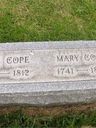 Record image of Mary "Grace" Cope or Coope (born Dickinson)
