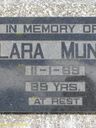 Record image of Clara Munsie (born Mitchell)