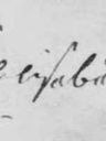 Record image of Elisabeth Persson Ahlin (born Christophersdotter)