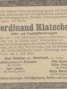 Record image of Ferdinand Klatscher