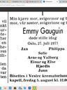 Record image of Emmy Pauline Gauguin (born Paasche Aasen)