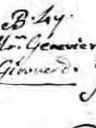 Record image of Marie Genevieve Ménard (born Girouard)