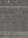 Record image of Miriam Davis Talmas (born Davis)