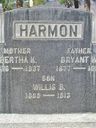 Record image of Bertha Harmon (born Kenner)