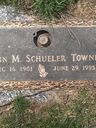 Record image of Anna Marie Elizabeth Zenor / Towne (geb. Schueler)