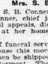 Record image of Sallie Bostick Conner (born Jones)