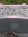 Record image of Fannie Rosetta Thomas (born Holmes)