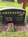 Record image of Hanna Vartiainen (born Tossavainen)