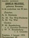 Record image of Cornelia Mulderije (geboren Bouman)