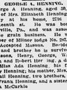 Record image of George Adam Henning