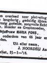 Record image of Maria Noordzij (geb. Pons)