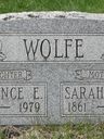 Record image of Sarah Ellen "Ella" Wolf (born Wolf (Wolfe))