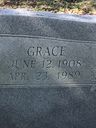 Record image of Lula Grace "Gracie" Baggett (born Biter)