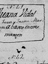 Record image of Juana María Josepha PAGAN CARRION (nacida VIDAL MARTINEZ)