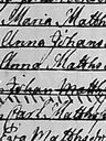 Record image of Anna Mattsdotter Nybond (born Gällars)
