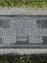 Record image of Ingrid Cecilia Pierson (o.s. Larsdotter)