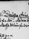 Record image of Dorothe Hansen (born Gabrielsdatter)