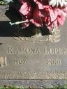 Record image of Ramona Lopez (born Rodriguez)
