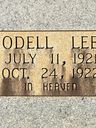 Record image of Freeman Odell "Odell" Lee