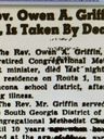 Record image of Rev. Owen Alfred Griffin