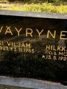 Record image of Erkki Viljam Väyrynen