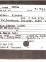 Record image of Kjerstina Esbiörnsson (born Jacobsdotter)