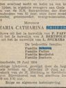 Record image of Maria Catherina Paffen & Bertholet (born Scheren / Scheeren)