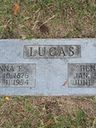 Record image of Anna Florence Lucas (born Burgoon)