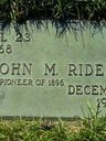 Record image of John McDonald Rider