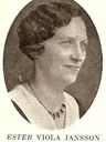 Record image of Ester Viola Jansson (born Dahlgren)