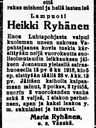 Record image of Johan Heikki Juhonpoika Ryhänen