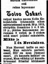 Record image of Toivo Oskari Nevalainen