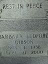 Record image of Barbara Gibson (nacida Ledford)