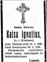 Record image of Carin* Kaisa Andersdr Ignatius / Kotilainen (o.s. Kiiskinen)