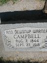 Record image of Ann Campbell (born Dewsnup Warner)