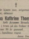 Record image of Anne Caisa Thomassen (born Arnesdatter)